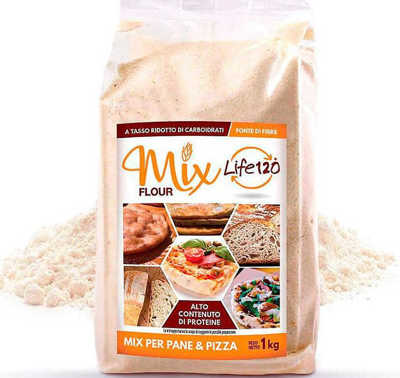 Immagine di MIX FLOUR LIFE PER PANE E PIZZA 1Kg