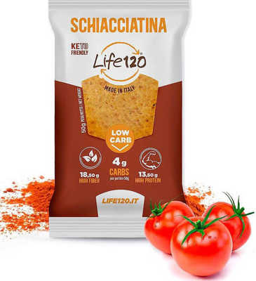 Immagine di SCHIACCIATINA LIFE POMODORO E PAPRICA 50g