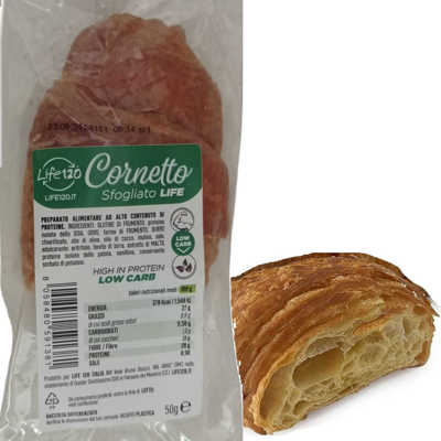 Immagine di CORNETTO SFOGLIATO LIFE 50g - LOW CARB