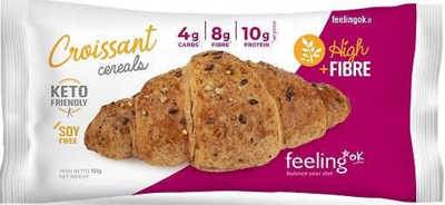 Immagine di CROISSANT SALTY CEREALS + FIBER 50g KETO/LOW CARB