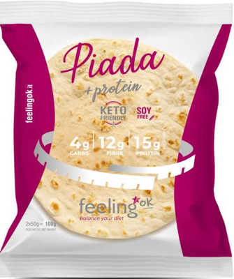 Immagine di PIADA + PROTEIN (2X50g) 100g KETO/LOW CARB