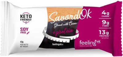 Immagine di SAVORDOK 43g  glassato al CACAO gusto ARANCIA KETO/LOW CARB