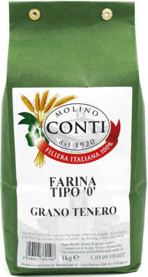 Immagine di FARINA DI GRANO TENERO TIPO "0" 1Kg