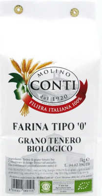 Immagine di FARINA DI GRANO TENERO TIPO "0" BIO 1Kg