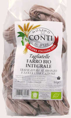 Immagine di TAGLIATELLE INTEGRALI DI FARRO BIO 500g