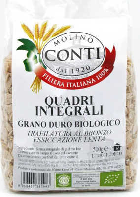 Immagine di QUADRI INTEGRALI DI GRANO DURO BIO 500g