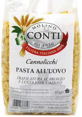 Immagine di CANNOLICCHI PASTA ALL'UOVO 400g